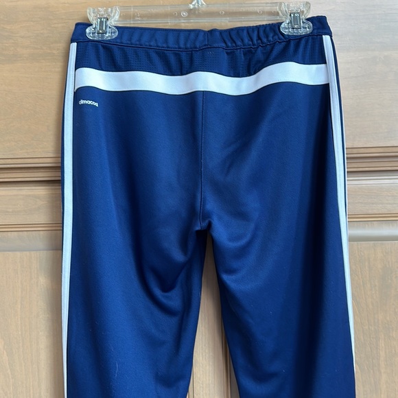 New Adidas climalite speedkick side stripe tapered leg jogger track pants - Picture 7 of 8